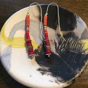 Lucky Brand Beaded Drop Earrings